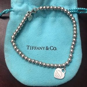 Return to Tiffany Heart Tag Beaded Bracelet